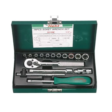 HANS 1/4" dugókulcskészlet 16r. 4-12mm 2616M HANS 1/4" dugókulcskészlet 16r. 4-12mm 2616M