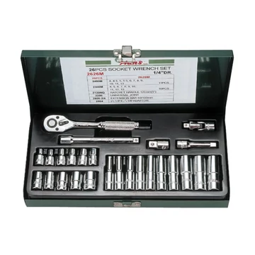 HANS 1/4" dugókulcskészlet 26r. 4-13mm 2626M HANS 1/4" dugókulcskészlet 26r. 4-13mm 2626M