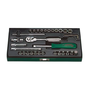 HANS 1/4" dugókulcs és bitkészlet 33r. 2633M HANS 1/4" dugókulcs és bitkészlet 33r. 2633M