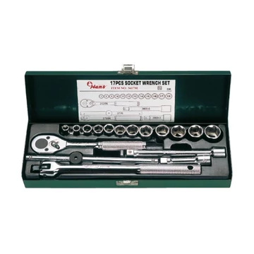 HANS 3/8" dugókulcskészlet 17r. 7-19mm 3617M HANS 3/8" dugókulcskészlet 17r. 7-19mm 3617M