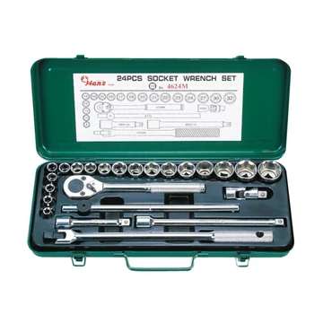 HANS 1/2" dugókulcskészlet 24r. 5/16"-1 1/4" 4624A HANS 1/2" dugókulcskészlet 24r. 5/16"-1 1/4" 4624A