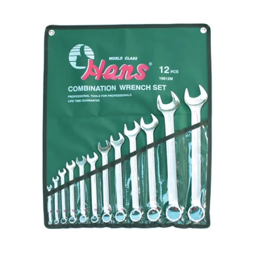 HANS csillag-villás kulcskészlet 12r. 6-32mm CrV 16612M HANS csillag-villás kulcskészlet 12r. 6-32mm CrV 16612M