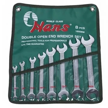 HANS villáskulcs készlet 8r. 6-22mm CrV 16508M HANS villáskulcs készlet 8r. 6-22mm CrV 16508M