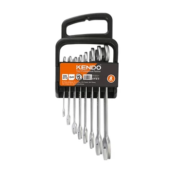 KENDO villáskulcs készlet 8r. 6-22mm CrV No.15747 KENDO villáskulcs készlet 8r. 6-22mm CrV No.15747