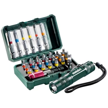 Metabo Bit+Box SP 29r. + Zseblámpa