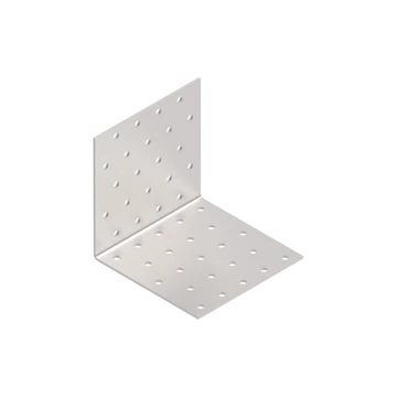 Perforált sarokösszekötő 100x100x100 mm, lv: 2 mm 