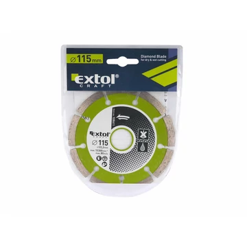 EXTOL CRAFT gyémántvágó szegmenses 115mm - 230mm
