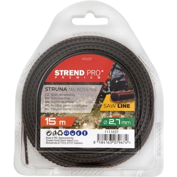 Damil vágáshoz Strend Pro Premium SawLine 2,7 mm, H-15 m, fogazott