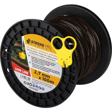 Damil vágáshoz Strend Pro Premium SawLine 2,7 mm, H-100 m, fogazott