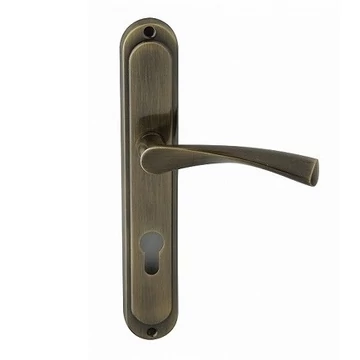 Kilincsgarnitúra M3 antikolt W55 cilinderlyukas 9613W Kilincsgarnitúra M3 antikolt W55 cilinderlyukas 9613W