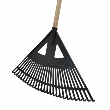 Lombseprű műanyag 60cm íves fekete NYELEZETT Lombseprű műanyag 60cm íves fekete NYELEZETT