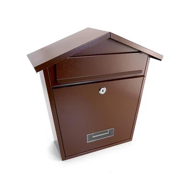 Postaláda házikó 38x36x13cm barna Postaláda házikó 38x36x13cm barna