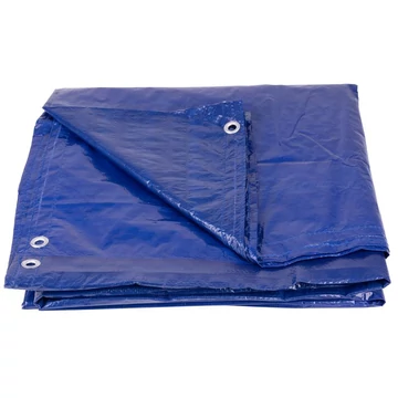 Takaróponyva Tarpaulin Poolco 3,6 m, 120 g/m2, kék, kerek