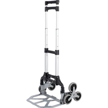 Molnárkocsi Strend Pro, szállítókocsi, összecsukható lépcsőző, teleszkópos, max. 80 kg