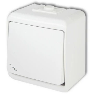GAO 22041 Aquastar váltókapcsoló, fehér IP44