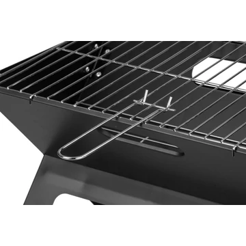 Grill Strend Pro Practic, BBQ, faszenes, összecsukható, 450x330x350 mm
