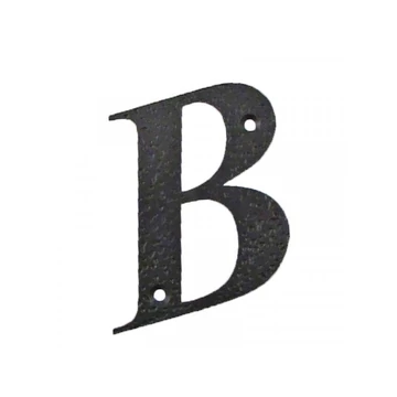 Házbetű fekete  -B-    100x97mm