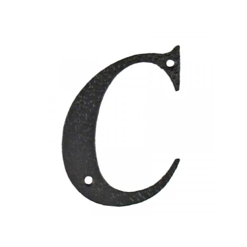 Házbetű fekete  -C-    100x97mm