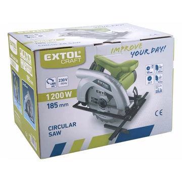 EXTOL CRAFT  kézi körfűrészgép, 1200W, 185mm