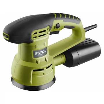 EXTOL CRAFT  rotációs (excentrikus) csiszológép 430W; átmérő:125mm, ford.:5000-13000