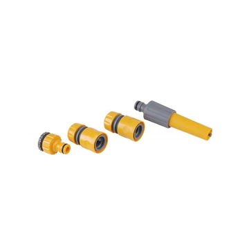 Locsoló szórófej+csatlakozó szett 1/2" 4db Rosa Locsoló szórófej+csatlakozó szett 1/2" 4db Rosa