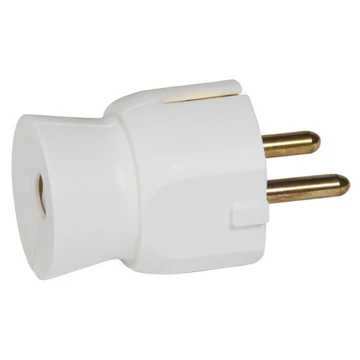 LEGRAND 050315 2P+F csatlakozó dugó műanyag, fehér