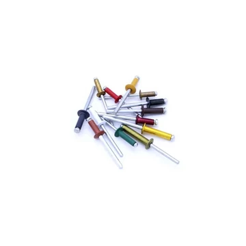 Antracit festett 3,2x8 mm alu-acél nyitott fgf. Húzószegecs
