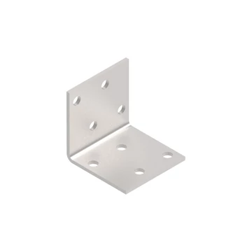 Perforált sarokösszekötő 40x40x40 mm, lv: 2 mm 