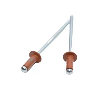 Rézbarna festett 3,2x8 mm alu-acél nyitott fgf. Húzószegecs