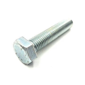 Horganyzott M5x16mm hatlapfejű TM metrikus csavar  Horganyzott M5x16mm hatlapfejű TM metrikus csavar