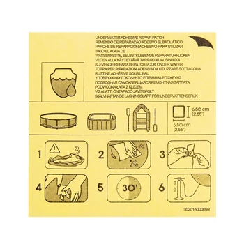 Bestway vízalatti öntapadó javítófolt medencéhez 10db/cs BW 62091