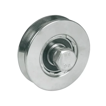 Csapágyazott tolókapu kerék szögvasra V 100 (6) Csapágyazott tolókapu kerék szögvasra V 100 (6)