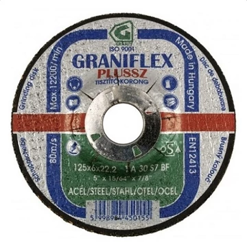 GRANIFLEX fémcsiszolókorong 115x6 GRANIFLEX fémcsiszolókorong 115x6