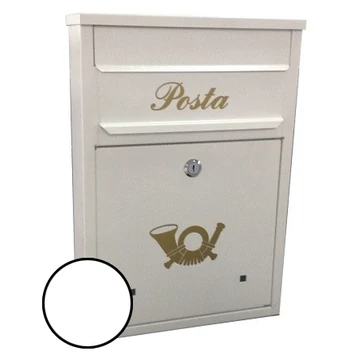 Postaláda A4 Primo 28x40 FEHÉR lefelé nyíló