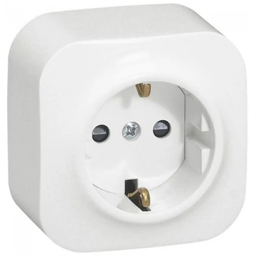 LEGRAND 782411 Forix IP20 fk 2P+F földelt dugalj csatlakozóaljzat, 16 A, gyv nélkül fehér 