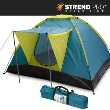 Strend Pro Sátor , túra, 3-4 személyes, türkiz, 205x205x120 cm