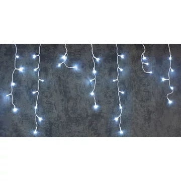 A MagicHome 200 LED-es karácsonyi lánc kültéri használatra készült, hideg fehér LED-ekkel. Egyszerű világítás és MULTI CONNECT funkció, 5 m hosszú lánc, fehér színű kábel, adapter nem tartozék.