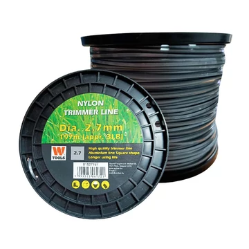 Fűnyíró damil 2,7mm 197m alu négyszög profi Trimmer Line Fűnyíró damil 2,7mm 197m alu négyszög profi Trimmer Line