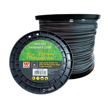 Fűnyíró damil 3,0mm 142m négyszög dual-cut profi Trimmer Line Fűnyíró damil 3,0mm 142m négyszög dual-cut profi Trimmer Line