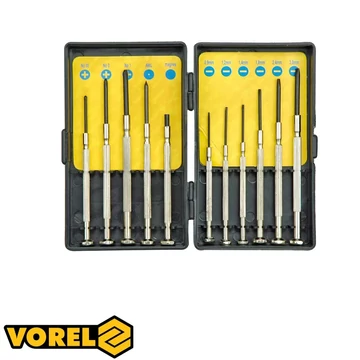 Toya órás csavarhúzó készlet 11 db-os (mágneses)
