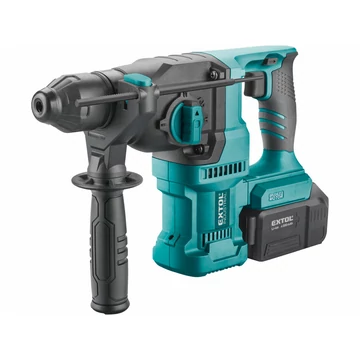 EXTOL INDUSTRIAL akkus ütvefúró SDS Plus, Share20V, 20V, Li-ion, 1db akku, 1db töltő, 4000 mAh, 2,6J EXTOL INDUSTRIAL akkus ütvefúró SDS Plus, Share20V, 20V, Li-ion, 1db akku, 1db töltő, 4000 mAh, 2,6J