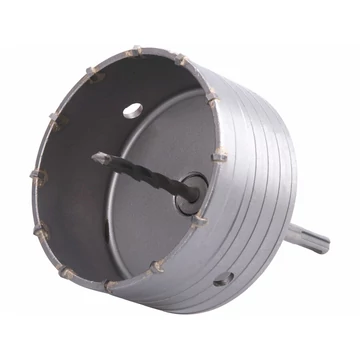 EXTOL PREMIUM körkivágó téglához, SDS Plus befogás; 115-150mm, M22×170mm hosszúságú szár EXTOL PREMIUM körkivágó téglához, SDS Plus befogás; 115-150mm, M22×170mm hosszúságú szár