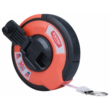 EXTOL PREMIUM  mérőszalag, gumírozott, 30m×13mm EXTOL PREMIUM  mérőszalag, gumírozott, 30m×13mm