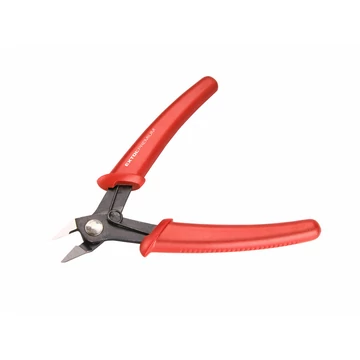 EXTOL PREMIUM műszerész oldalcsípő fogó, mini, 130 mm, HRC 52-55, átvágható drót max.: réz: 2mm, acél:1mm