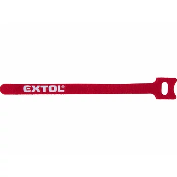 EXTOL PREMIUM kábelkötegelő 12,0×200mm 30db, tépőzáras, többször használható (oldható), piros, nylon EXTOL PREMIUM kábelkötegelő 12,0×200mm 30db, tépőzáras, többször használható (oldható), piros, nylon