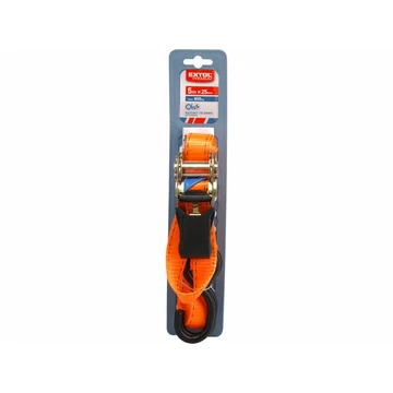 EXTOL PREMIUM  rakományrögzítő gurtni, kampós, max. 800kg; 5m×25mm, EN12195-2,TÜV/GS