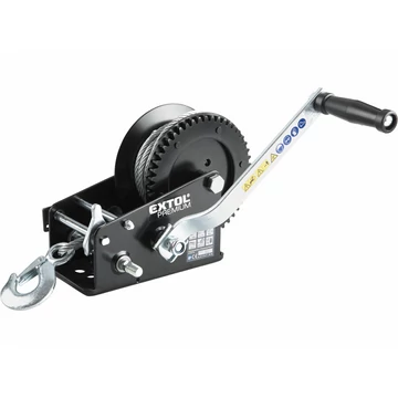 EXTOL PREMIUM  kábelcsörlő, kézi kurblival, max.1350kg EXTOL PREMIUM  kábelcsörlő, kézi kurblival, max.1350kg