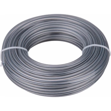 EXTOL PREMIUM damil szegélynyíró géphez 2,4 mm, négyszög keresztmetszetű, fekete közép/dual power, 15m