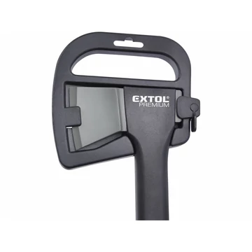 EXTOL PREMIUM Balta, nylon nyél 650 g, 360 mm hosszú hajlított nyél, TPR gumis markolat