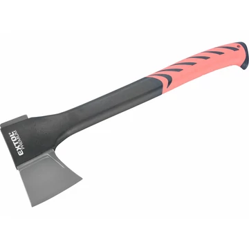 EXTOL PREMIUM Hasító fejsze, ékes, nylon nyél 950 g, 450 mm hosszú hajlított nyél, TPR gumis markolat